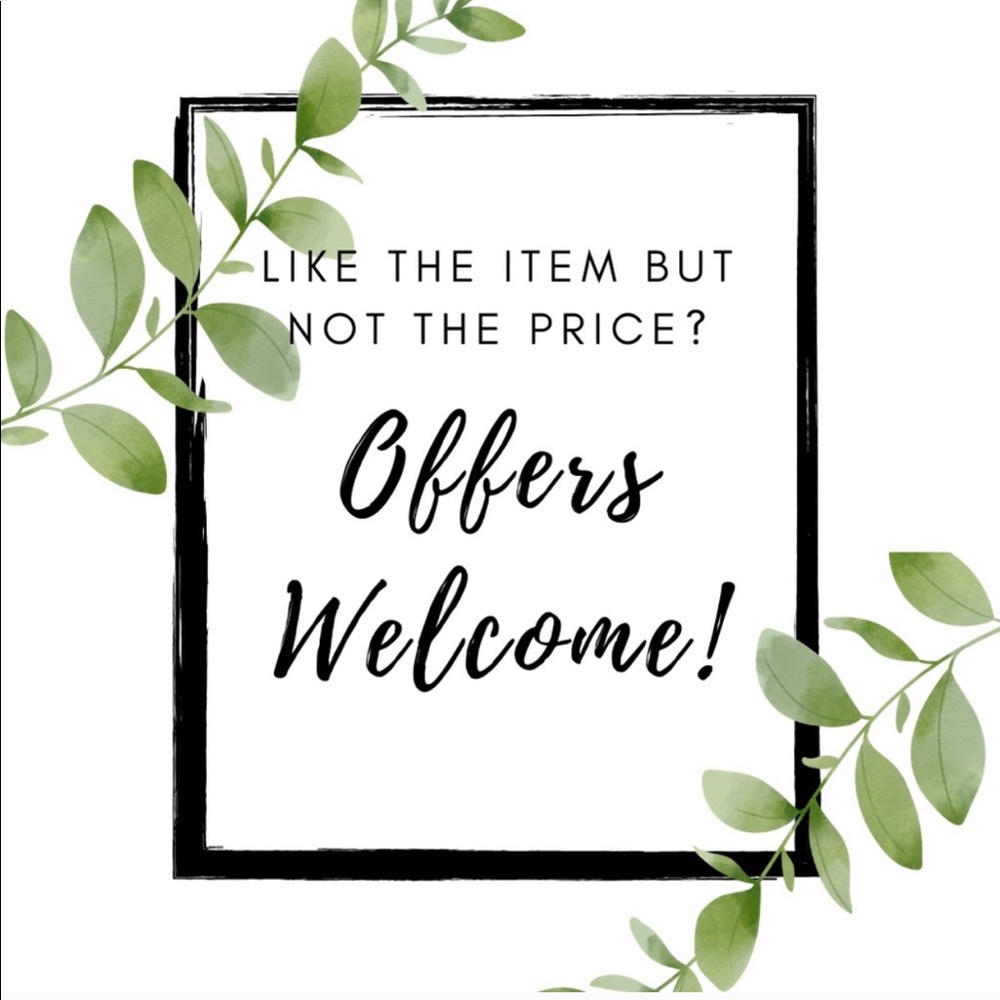 ❤️ Offers welcome! ❤️